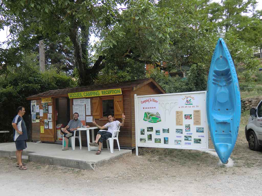 reception location de canoe kayak La Barbotte