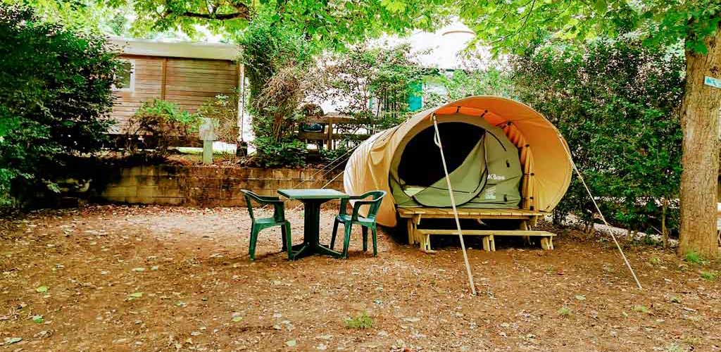emplacements de camping pour tente entre Millau et Le Rozier dans les Gorges du Tarn