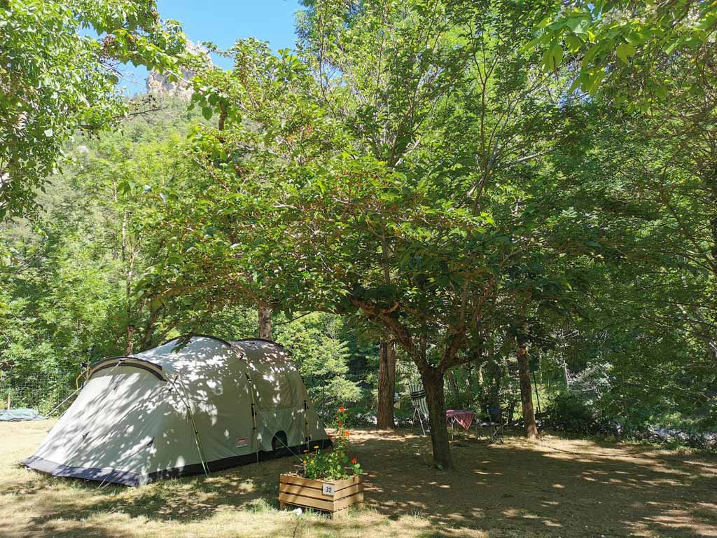 emplacement camping Le Rozier gorges du tarn