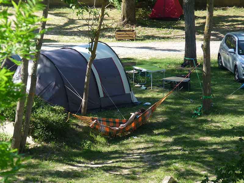 emplacements tente camping à Le Rozier